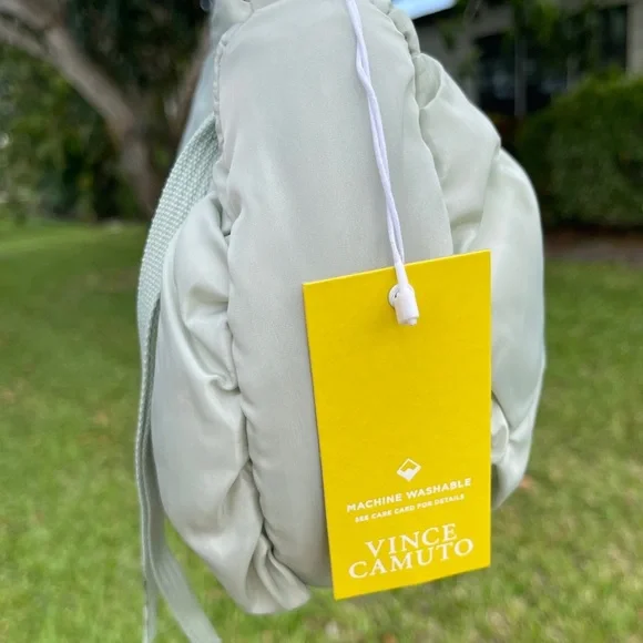 VINCE CAMUTO Washable Nylon Crossbody Bag In Cool Mint - Picture 11 of 12